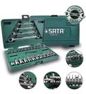 Jogo De Soquetes E Chaves Torx 35 Peças Ferramentas Sata