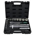 Jogo de soquetes encaixe 1/2'' com 18 pecas 135779 Stels