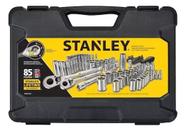 Jogo De Soquetes Encaixe Mm E Pol - 85 Peças - Stanley