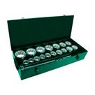 Jogo de Soquetes Estriados 1" 21 Peças Pol - SATA-ST34960L Jogo de Soquetes Estriados 1" 21 Peças Pol - SATA-ST34960L