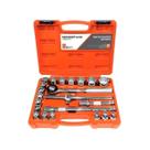 Jogo de soquetes estriados d26 1/2" 8 a 32mm e acessórios com 22 peças Jogo de soquetes estriados d26 1/2" 8 a 32mm e acessórios com 22 peças