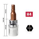Jogo de Soquetes Hexagonais 1/4" com Catraca e Adaptador - Chaves Allen H3 a H8 Jogo de Soquetes Hexagonais 1/4" com Catraca e Adaptador - Chaves Allen H3 a H8