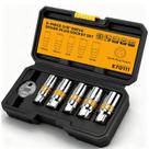 Jogo de Soquetes para Vela de Ignição ELEAD 3/8" 6 Peças CR-V Jogo de Soquetes para Vela de Ignição ELEAD 3/8" 6 Peças CR-V