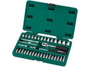 Jogo de Soquetes Sextavado 1/4” 38 Peças - Sata ST09002SJ