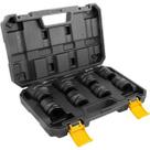 Jogo de soquetes sextavados de impacto, encaixe 3/4", 19 mm a 38 mm 8 peças Vonder Jogo de soquetes sextavados de impacto, encaixe 3/4", 19 mm a 38 mm 8 peças Vonder