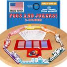 Jogo de tabuleiro 3D Pegs and Jokers, diversão estratégica para 2 a 8 jogadores