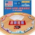 Jogo de tabuleiro 3D Pegs and Jokers Strategic Fun Family de 2 a 10 jogadores