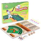 Jogo de tabuleiro de beisebol Jogo de dados de beisebol Jioustoy com bolinhas de gude