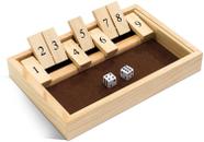 Jogo de tabuleiro de dados WE Games Classic 9 Number Flip Tiles