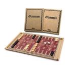 Jogo de Tabuleiro Estratégico Gammon Brinquedos Educativos Egito Suméria Mitra 6 anos