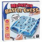 Jogo de tabuleiro estratégico magnético educativo 21x21 com 12 bolinhas