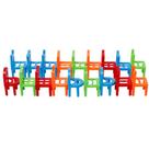 Jogo de tabuleiro familiar Crianças Brinquedo educativo Balance Stacking Chairs Jogo de escritório