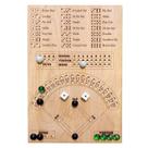 Jogo de tabuleiro GAOMEIDA Baseball Dice Wooden w/ Marbles Kids