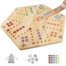 Jogo de Tabuleiro HOROW Wahoo Wooden Original Aggravation 4/6 jogadores