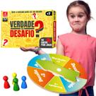 Jogo de Tabuleiro Infantil Perguntas Verdade ou Desafio