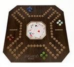 Jogo de Tabuleiro Jackaroo Marble Chase 2-4 jogadores Walnut Wood