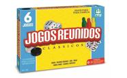 Jogo De Tabuleiro Jogos Reunidos 6 Em 1 Clássicos 1162 Nig