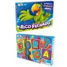 Jogo de Tabuleiro Mimicas Bico Fechado + Forca - Pais e Filhos