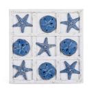 Jogo de tabuleiro NIKKY HOME Tic Tac Toe Beach Decor para mesa de café