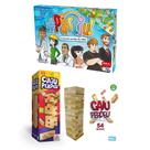 Jogo de Tabuleiro Partiu Parecido com Jogo da Vida + Caiu Perdeu em Madeira - Pais e Filhos Jogo de Tabuleiro Partiu Parecido com Jogo da Vida + Caiu Perdeu em Madeira - Pais e Filhos