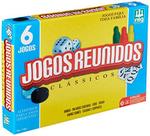 Jogo De Tabuleiro Super Jogos Reunidos 6Em1