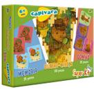 Jogo de Tabuleiro Super Kit Diversos Jogos Capivara Toyster