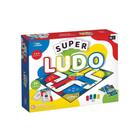 Jogo de Tabuleiro Super Ludo colorido da Pais & Filhos