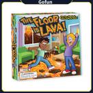 Jogo de tabuleiro The Floor is Lava 27 cartas para festa em família