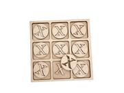 Jogo de tabuleiro Tic Tac Toe AvtrBoutique com tema tradicional