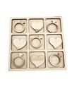 Jogo de tabuleiro Tic Tac Toe AvtrBoutique Wedding Theme Kids DIY Jogo de tabuleiro Tic Tac Toe AvtrBoutique Wedding Theme Kids DIY