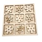 Jogo de tabuleiro Tic Tac Toe AvtrBoutique Winter Theme Kids DIY