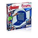 Jogo de tabuleiro Top Trumps Marvel Avengers Match com 15 personagens