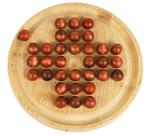 Jogo de tabuleiro Toys of Wood Oxford Solitaire Peg Bamboo Wood Jogo de tabuleiro Toys of Wood Oxford Solitaire Peg Bamboo Wood