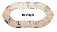 Jogo de tabuleiro uDog Old-Fashioned Fun para 2 a 12 jogadores