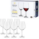 Jogo De Taça 6 Peças Vinho Crystal Bohemia Bordeaux 650ml