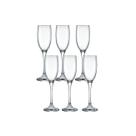 Jogo De Taça Barone Vinho Vidro Nadir 190ml Kit 6 Peças
