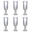 Jogo De Taça Canelada Lirio Clear Vidro 150ml 6 Peças Jogo De Taça Canelada Lirio Clear Vidro 150ml 6 Peças