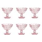 Jogo De Taça De Sobremesa Linx Rosa 270 ml 6 Peças