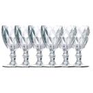 Jogo de Taça de Vidro Diamond 340mL Wellmix