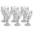 Jogo de Taça para Água Clear Vitral 320 ml com 6 Peças Mimo Style