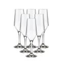 Jogo de Taça Vidro Cristalino Buffet Espumante Champanhe 186ml 6 Unidades Nadir Jogo de Taça Vidro Cristalino Buffet Espumante Champanhe 186ml 6 Unidades Nadir