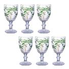 Jogo de Taças Água Palm Tree Colors 300ml Class Home 6pçs