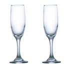 Jogo de Taças Champagne 180ml de Vidro Casamento Festas- 2Un