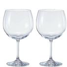Jogo de Taças com 2 para Gin Tônica Cristal Bohemia Titânio.