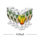 Jogo de Taças Cristal Ecológico Palm Tree 450 ml com 6 Peças Wolff Jogo de Taças Cristal Ecológico Palm Tree 450 ml com 6 Peças Wolff
