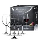 Jogo de Taças Cristal Vinho Tinto 615ml Sidera 6 Unidades Pasabahçe