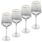 Jogo de Taças De Champagne Vinho Espumante Cristal 600ml 4Un