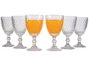 Jogo de Taças de Vidro 330ml 6 Peças Haus Jogo de Taças de Vidro 330ml 6 Peças Haus