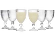 Jogo de Taças de Vidro 350ml 6 Peças Haus Concept Canelado Jogo de Taças de Vidro 350ml 6 Peças Haus Concept Canelado