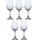 Jogo de Taças de Vidro Água E Vinho 365ml Luxo - 5 UN